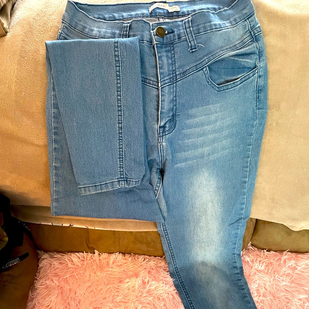 Light color olo brand skinny jeans